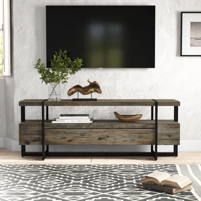 Greyleigh Kressley Solid Wood TV Stand for TVs up to 75 Reviews Wayfair